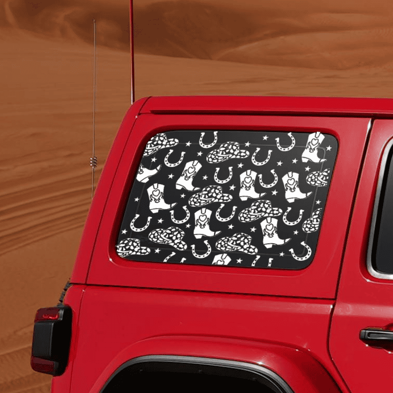Cowgirl Window Decal Sticker