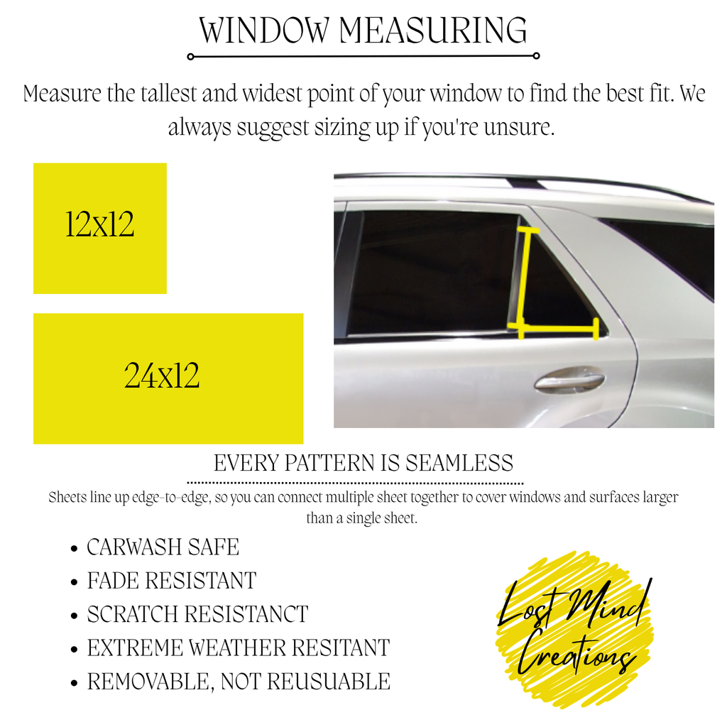 Bats Window Decal Sticker