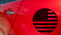 American Flag Gas Tank Cover Decal Sticker