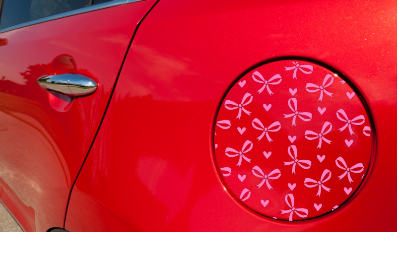 Bows Gas Tank Cover Decal Sticker