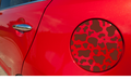 Cow Print Gas Tank Cover Decal Sticker